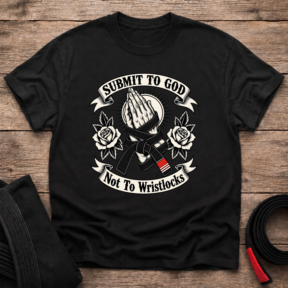 Submit to God Not Wristlocks T-Shirt