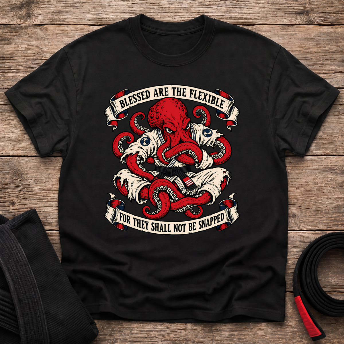 Blessed Are The Flexible Octopus T-Shirt