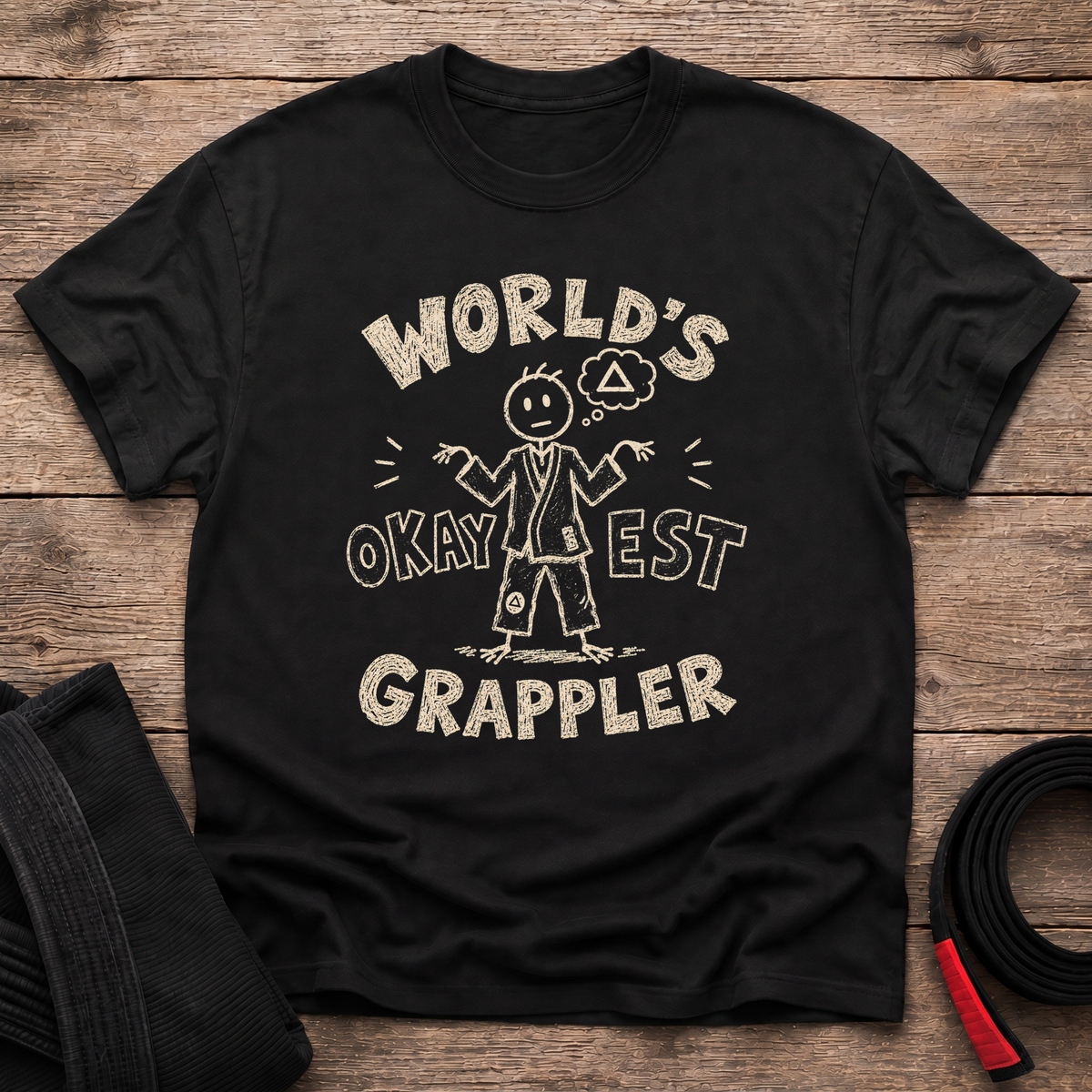 Worlds Okayest Grappler T-Shirt