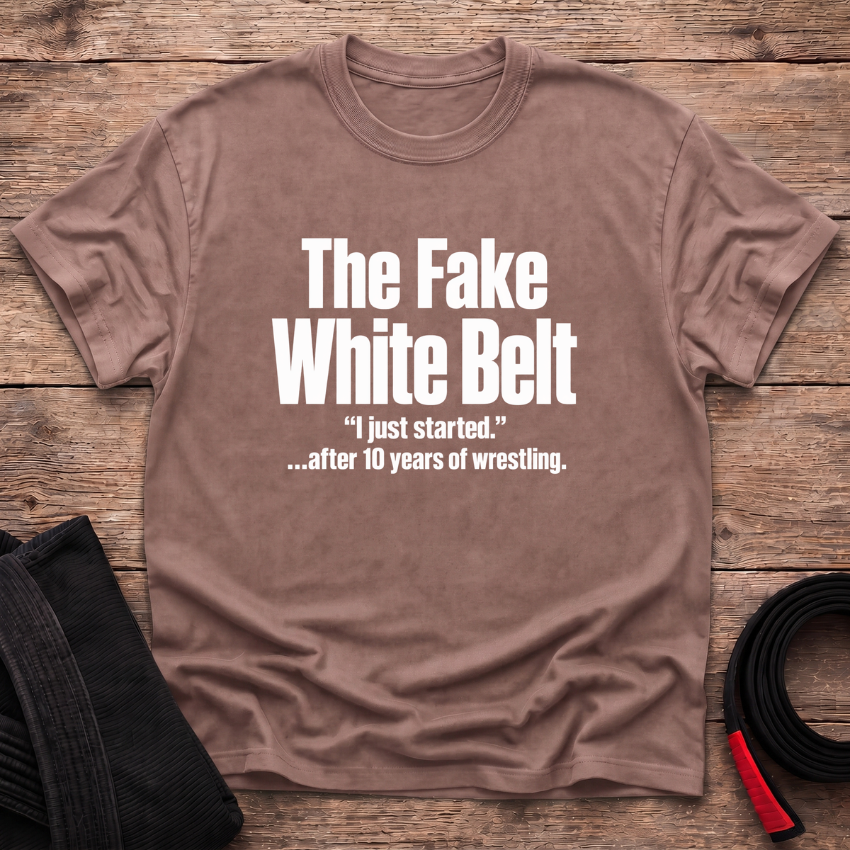 Fake White Belt T-Shirt