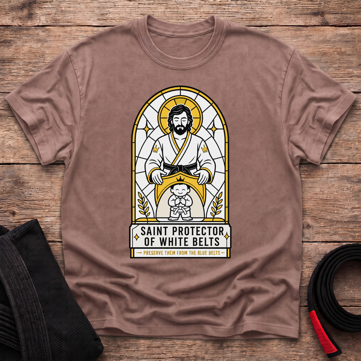 Saint Protector Of White Belts T-Shirt