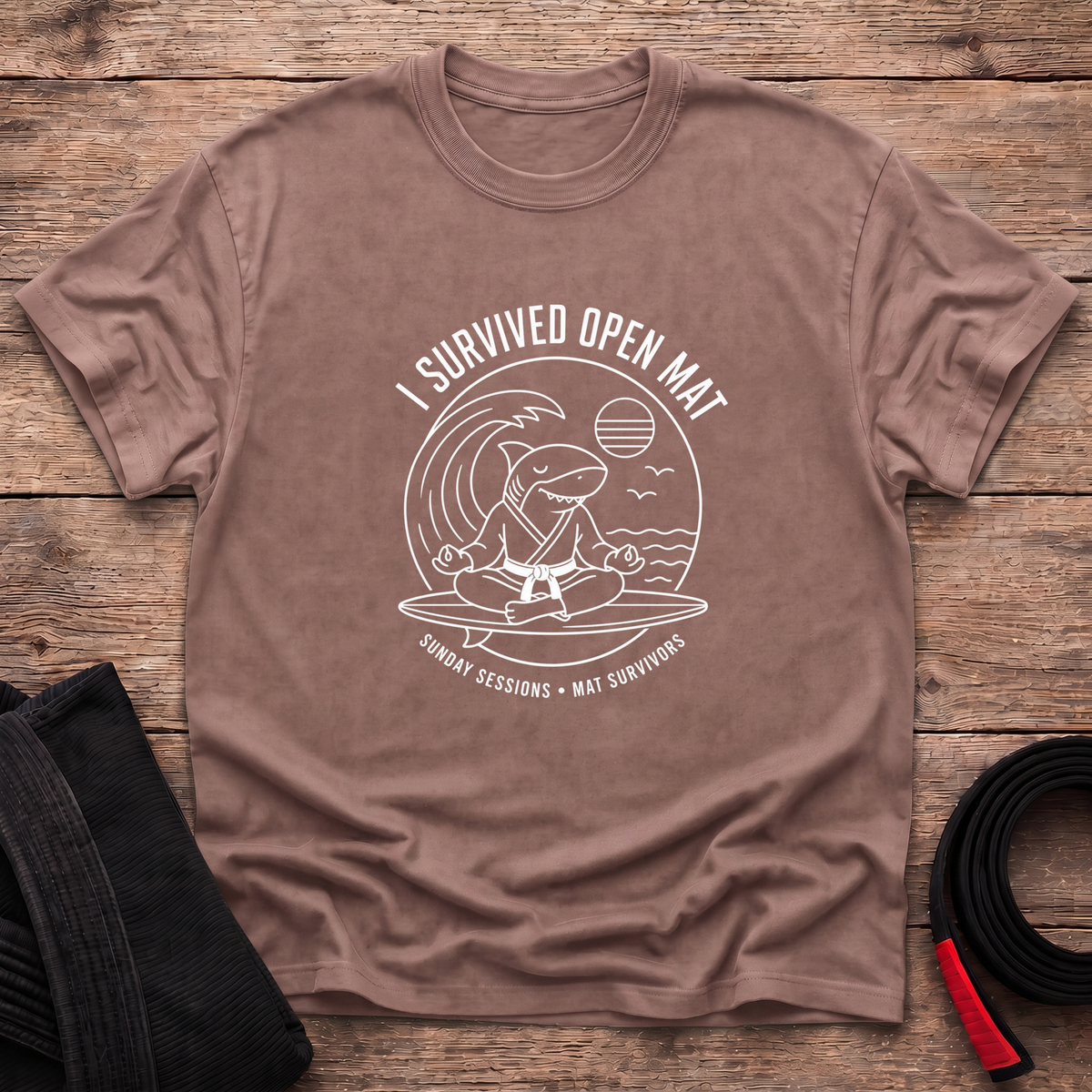 I Survived Open Mat Simple T-Shirt