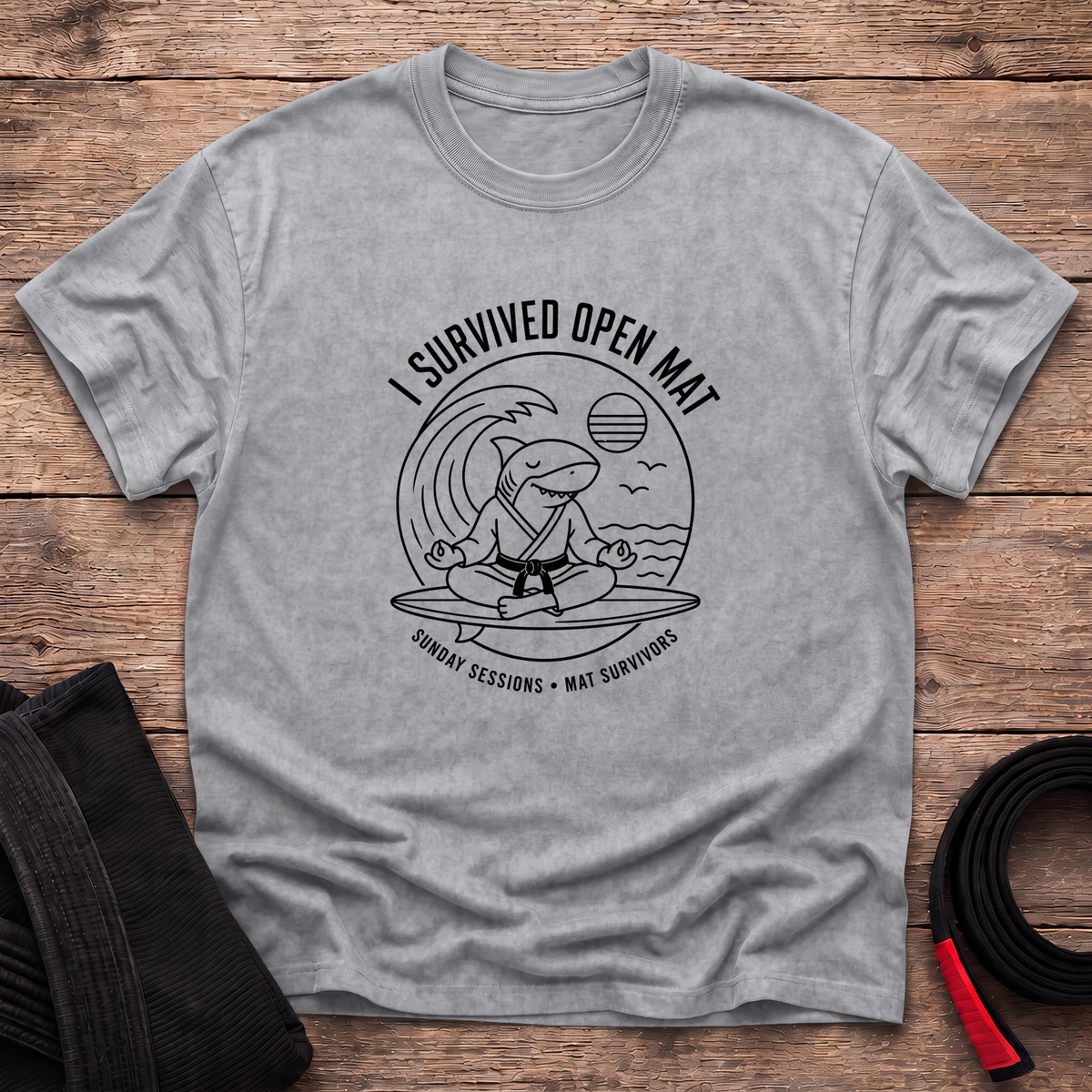 I Survived Open Mat Simple T-Shirt