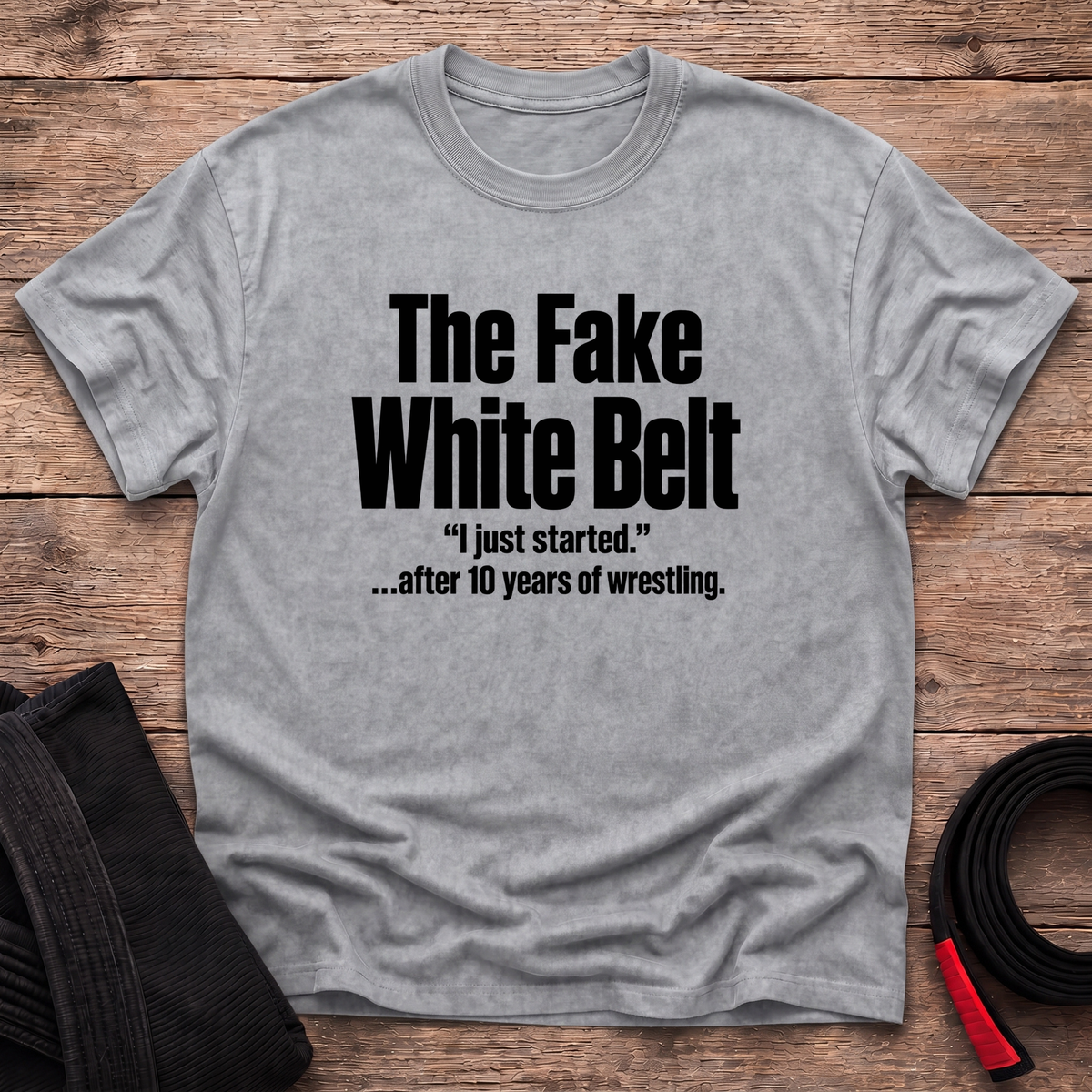 Fake White Belt T-Shirt