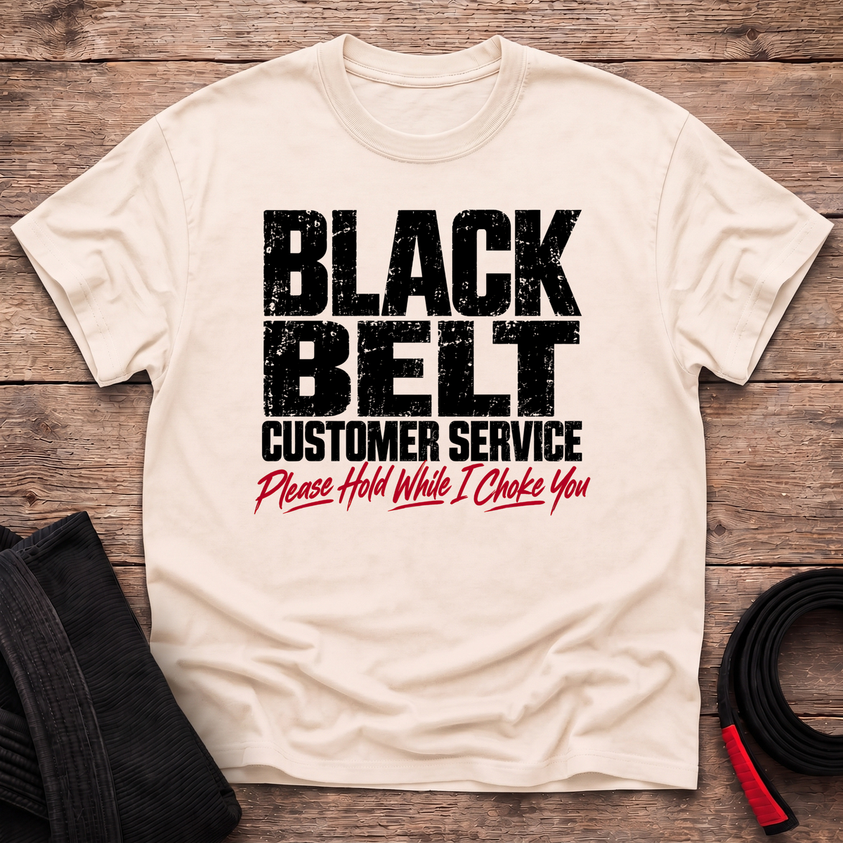 Black Belt Customer Service T-Shirt
