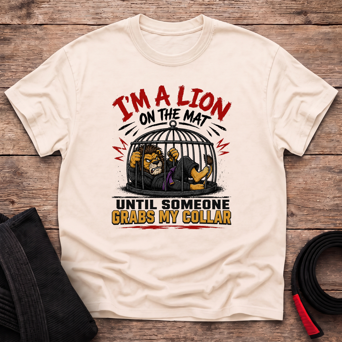 Im A Lion On The Mat T-Shirt