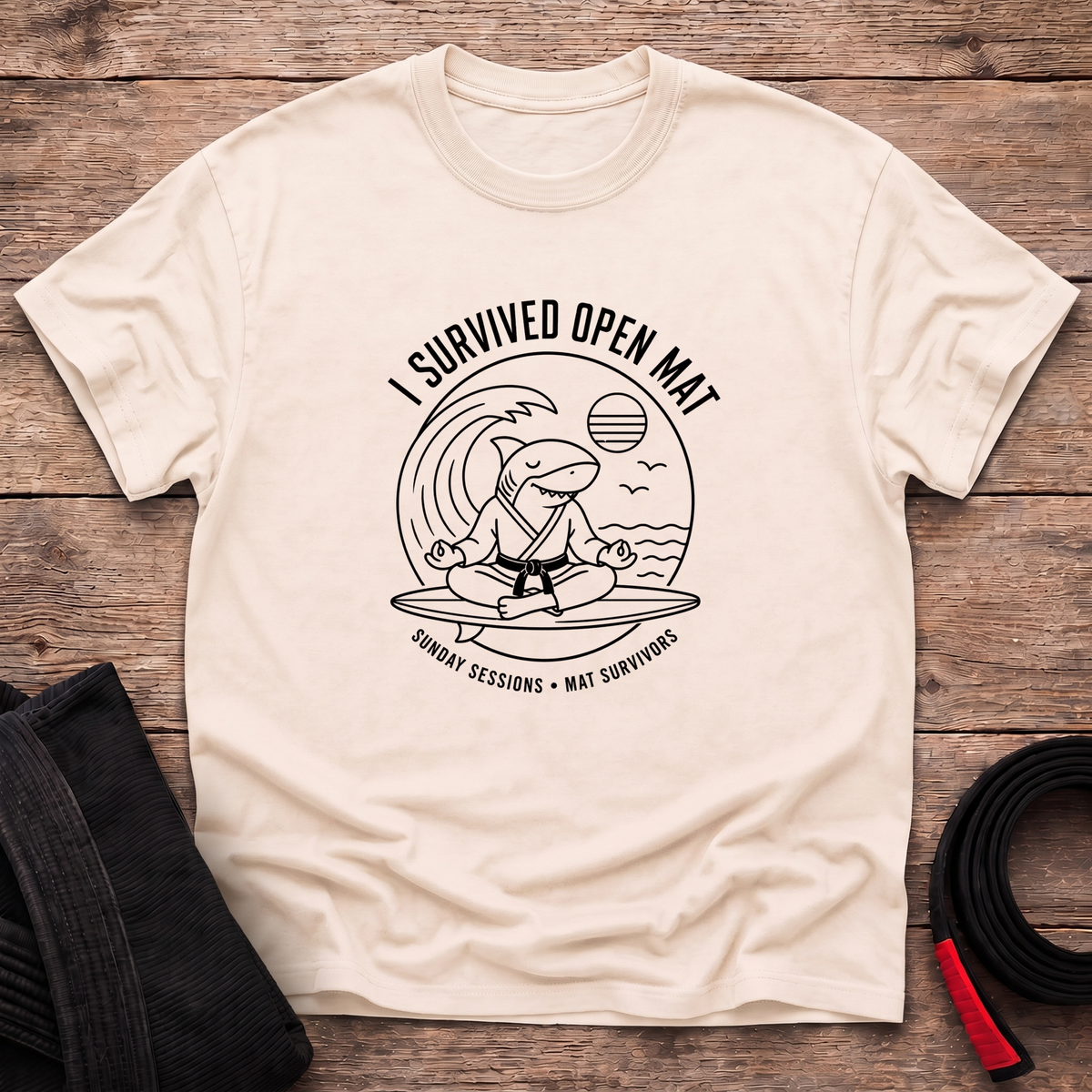 I Survived Open Mat Simple T-Shirt