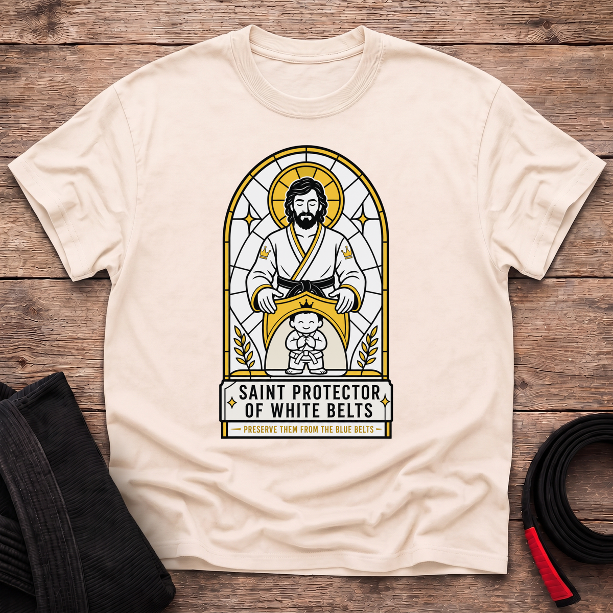 Saint Protector Of White Belts T-Shirt