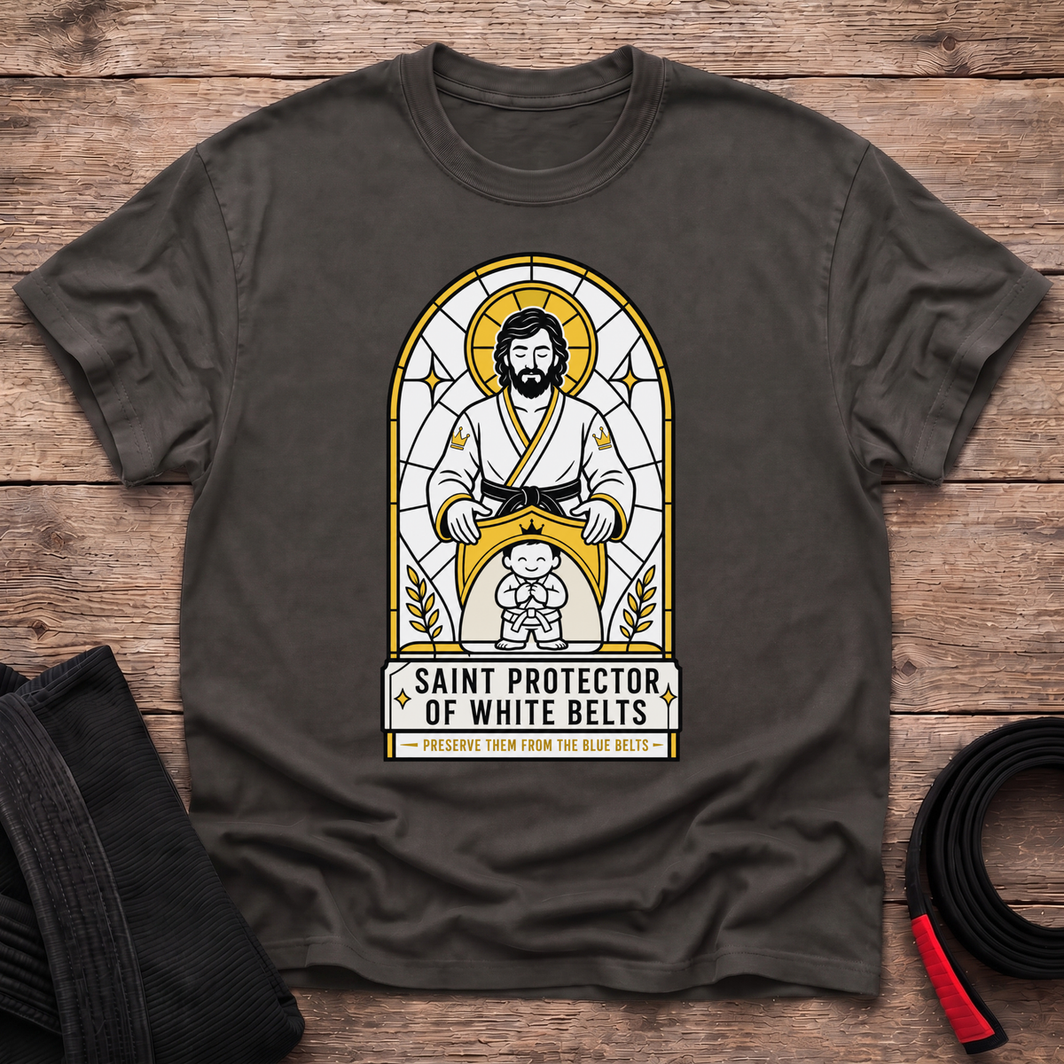 Saint Protector Of White Belts T-Shirt