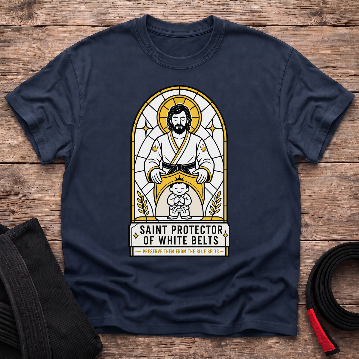 Saint Protector Of White Belts T-Shirt