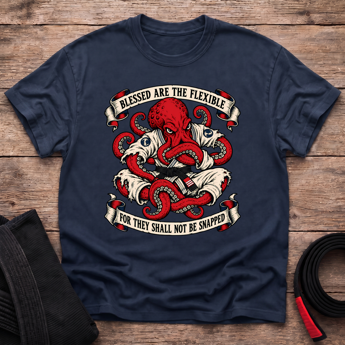 Blessed Are The Flexible Octopus T-Shirt