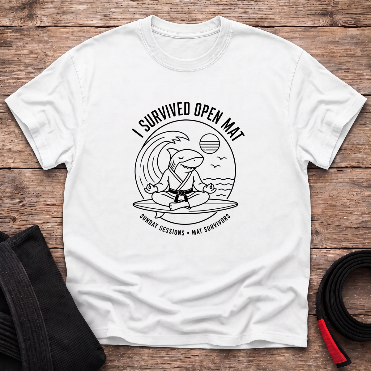I Survived Open Mat Simple T-Shirt