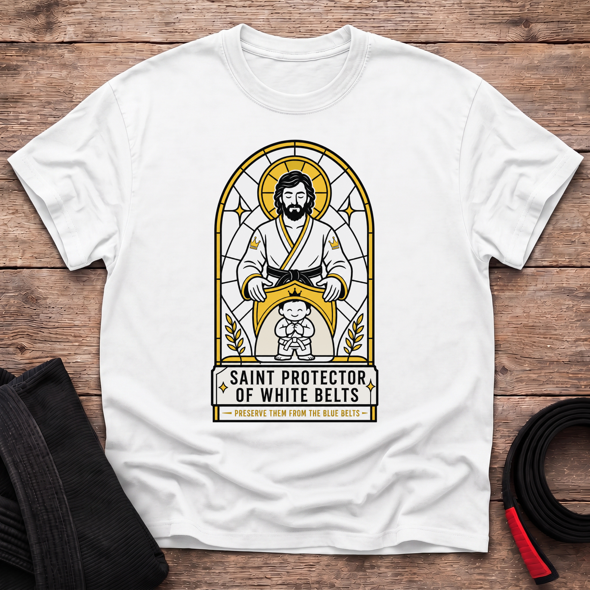 Saint Protector Of White Belts T-Shirt