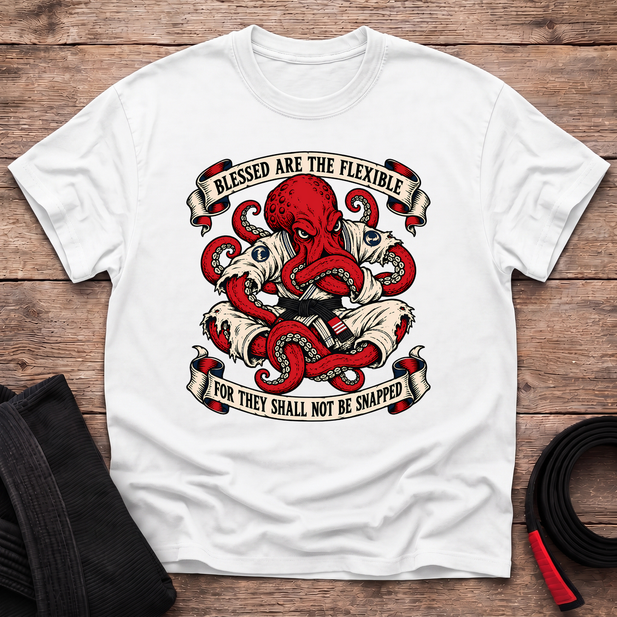Blessed Are The Flexible Octopus T-Shirt